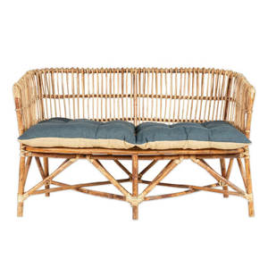 Nkuku One Size Natural Nesari Rattan Sofa